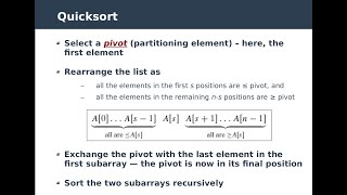 Böl ve yönet tekniği quotQuicksortquot sıralama algoritması [upl. by Nama683]