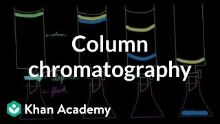 Column chromatography  Chemical processes  MCAT  Khan Academy [upl. by Inor]