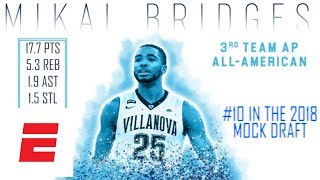 Mikal Bridges’ 2018 NBA Draft Scouting Video  DraftExpress  ESPN [upl. by Llennhoj]