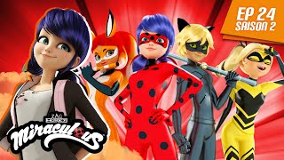 MIRACULOUS  🐞 CATALYSTE  LE JOUR DES HÉROS 1 🐾  Episode entier ▶️ Saison 2 Episode 24 [upl. by Addiego]