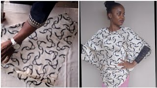 How to sew a triangle BUBU top [upl. by Jaban]