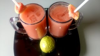 How to make Guava juice at home with a blender [upl. by Cale]