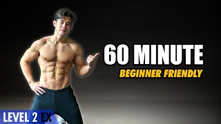 Basic 1 Hour Workout  No Gym Fat Burning amp Body Strengthening Level 23 [upl. by Elle]