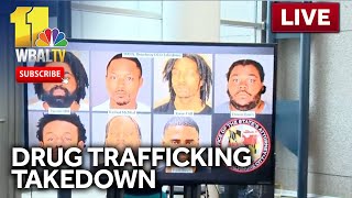 LIVE City officials announce takedown of Baltimore drug trafficking organization  wbaltvcom [upl. by Petracca927]