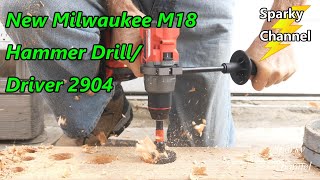 New Milwaukee M18 Hammer DrillDriver 2904 [upl. by Sandeep558]