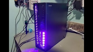 Dell OptiPlex 3080 with RX 6400 and Corsair RGB hack [upl. by Eneleoj]