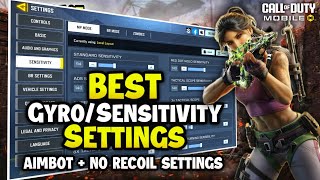 BEST Settings And Sensitivity For Sniper Mains In Codm Phone And Ipad Reveal [upl. by Dymphia497]