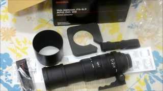 Unboxing Sigma 150500mm F563 APO DG OS HSM lense [upl. by Herta47]