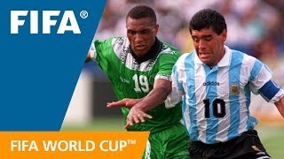 Argentina 21 Nigeria  1994 World Cup  Match Highlights [upl. by Nevad794]