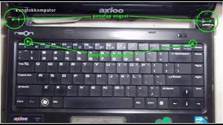 Cara bongkar Laptop Axioo Neon CNC C14 [upl. by Jeana]