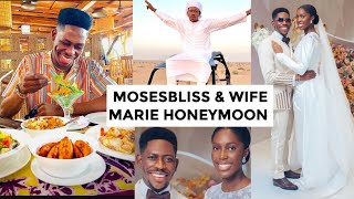 Moses bliss amp wife Marie honeymoon begins [upl. by Eehtomit602]