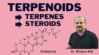 Terpenoids  Terpenes  Steroids  Lipids  Class 11 biology  by Dr Bhojoo Mal [upl. by Spiegleman847]