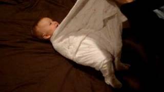 Double Swaddle How To [upl. by Tinor]