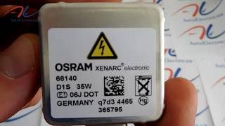 Распаковка ксеноновой лампы D1S Osram 66140 Xenarc Original [upl. by Carrew]