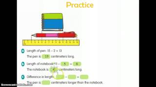 Lesson 4 Comparing Lengths in Centimeters [upl. by Rovert]