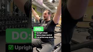 How to Use the Lat Pulldown Machine [upl. by Ahron]