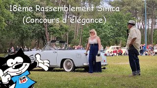 18ème Rassemblement Simca Concours délégance [upl. by Borlase]