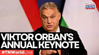 LIVE  Viktor Orban Holds his Annual Keynote Address [upl. by Usanis325]