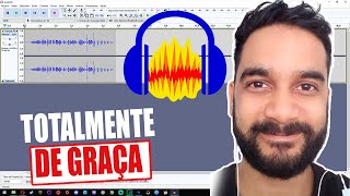 MELHOR GRAVADOR DE AUDIO GRATIS PRA PC  EDITOR DE AUDIO GRATIS QUE RODA EM PC  NOTEBOOK FRACO [upl. by Ijnek]