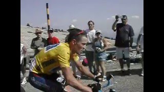 Lance Armstrong am Mont Ventoux 2002 [upl. by Trevorr252]