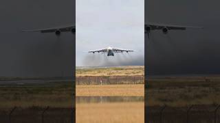 Antonov An225 Mriya FULL POWER Takeoff [upl. by Zeitler]