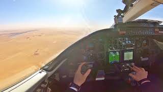 Visual Approach in Hassi Messaoud Algeria [upl. by Grof]