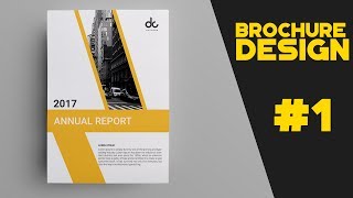 1 how to design brochure in photoshop cs6 Brochure DataSheet Design Tutorial [upl. by Suirauqram285]