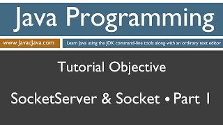 Learn Java Programming  SocketServer and Socket Part 1 [upl. by Jung180]