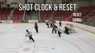 Ringette Introduction  game situations rules amp referee signals [upl. by Einad]