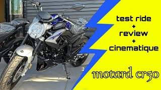 MOTARD CR50 🔥 TEST RIDE AND REVIEW AND CINEMATIQUE fvideo wa7d 🤯💥 [upl. by Chin618]