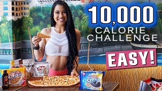 10000 CALORIE CHALLENGE DESTROYED  GIRL SCIENTIST VS FOOD  EPIC CHEAT DAY [upl. by Egin]