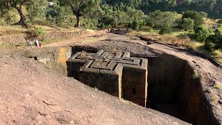 The most iconic church of Lalibela Bete Giorgis [upl. by Itsrik]