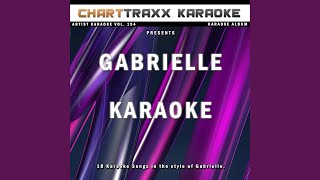 I Wish Karaoke Version In the Style of Gabrielle [upl. by Kelci]