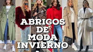 ABRIGOS DE MODA INVIERNO 2024 2025☃️TENDENCIA DE MODA MUJER  abrigos que se llevan en invierno [upl. by Dart355]