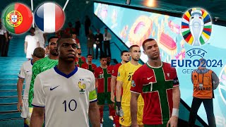 PORTEKİZ  FRANSA  EURO 24 ÇEYREK FİNAL MAÇI  SP FOOTBALL LIFE [upl. by Arnst819]