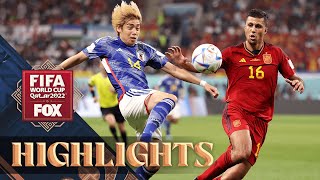 Japan vs Spain Highlights  2022 FIFA World Cup [upl. by Ynagoham61]