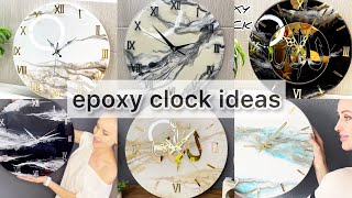 Ideas for epoxy clocks Epoxy resin clock Resin Art Clock [upl. by Osborne]