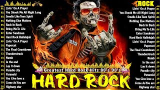 Greatest Hard Rock Songs 80s 90s Full Album 🎸 Bon Jovi Guns N Roses Nirvana Metallica ACDC [upl. by Ennalyrehc]