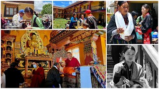 His Eminence The 27th Chogye Trichen R P Rinpoche bestowal Dolma ong at Lekshey Choeling Tsarang [upl. by Dnomzed681]