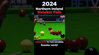 Snooker failsunlucky shots 2024 northern Ireland 8ballpool snooker [upl. by Mcgill]