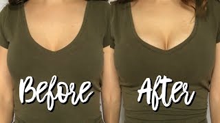 AMAZING BRA HACK EVERY GIRL SHOULD KNOW  HOW TO MAKE YOUR BOOBS LOOK BIGGER [upl. by Bjorn]