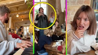 A famous OPERA SINGER joins me in a CAFÉ 🤯🤯 [upl. by Philip]