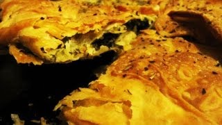 How to make an easy Filo Pastry Phyllo Dough from scratch at home fast method less rolling [upl. by Tadd590]