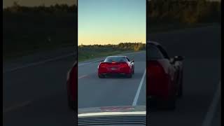 INSANE CORVETTE C6 BURNOUT…HE SENT IT 😮‍💨😳 shortsvideo burnout corvette [upl. by Stanislas557]