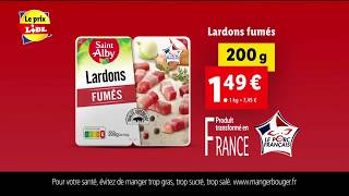 Lidl Lardons fumés quotTrop fort sur les prixquot Pub 10s [upl. by Aihsyla]