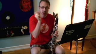 So you want to be a Bass Clarinet player Rose Etude 6 From 40 Etudes [upl. by Kyre]