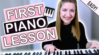 How To Play Piano  EASY First Piano Lesson [upl. by Eceinhoj]