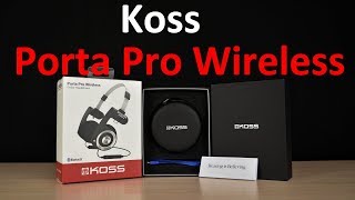 Обзор Koss Porta Pro Wireless Сравнение с проводной версией [upl. by Thackeray]