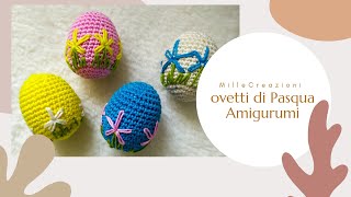 Ovetto di pasqua Amigurumi  Uncinetto TUTORIAL [upl. by Tillie]