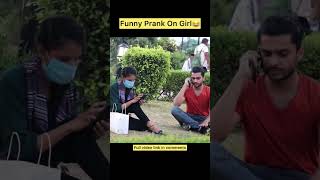 Loudly Speaking Prank on girl😂 shorts funny [upl. by Dorella]